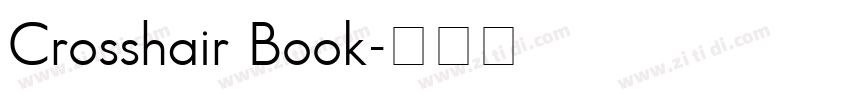 Crosshair Book字体转换